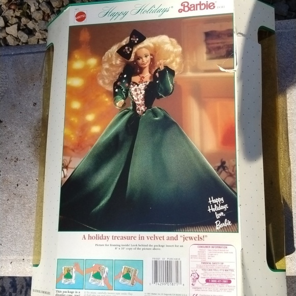 1991 Happy Holidays Barbie Doll Special Edition - Picture 2 of 7
